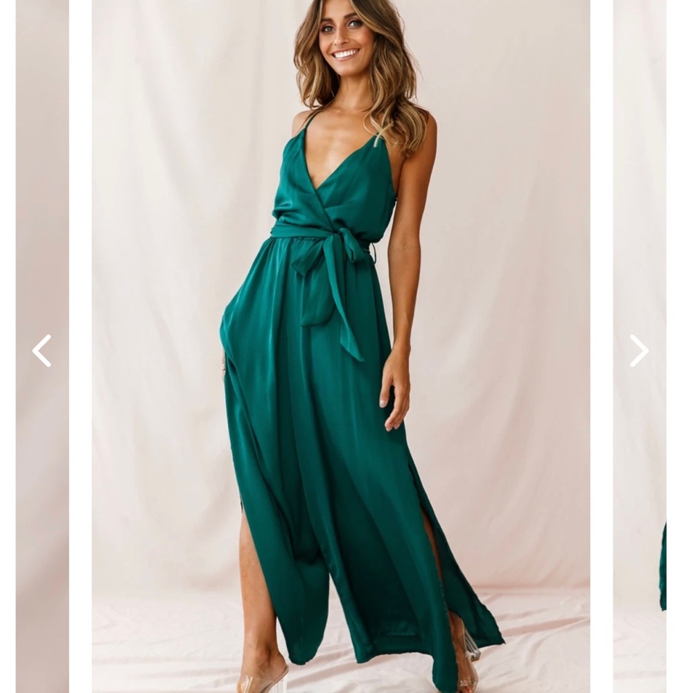 Brand new Forrest green jumpsuit Size M